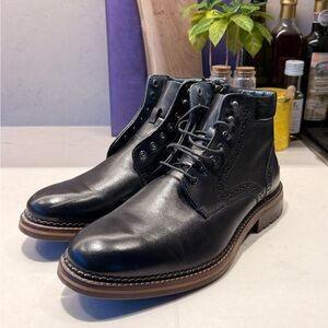 Johnston & Murphy Jennings Sheepskin Leather Shearling Boots Size 9.5